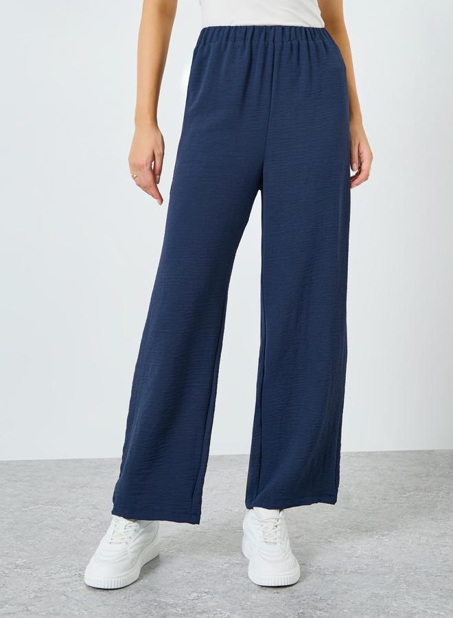 Styli Women Navy Straight Leg Pants - Image 2